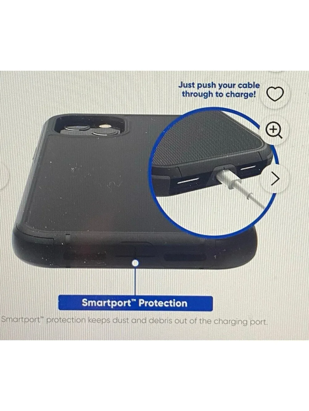 Onn Slim Rugged Case for iPhone 11/11 XR Black
